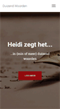 Mobile Screenshot of duizendwoorden.nl